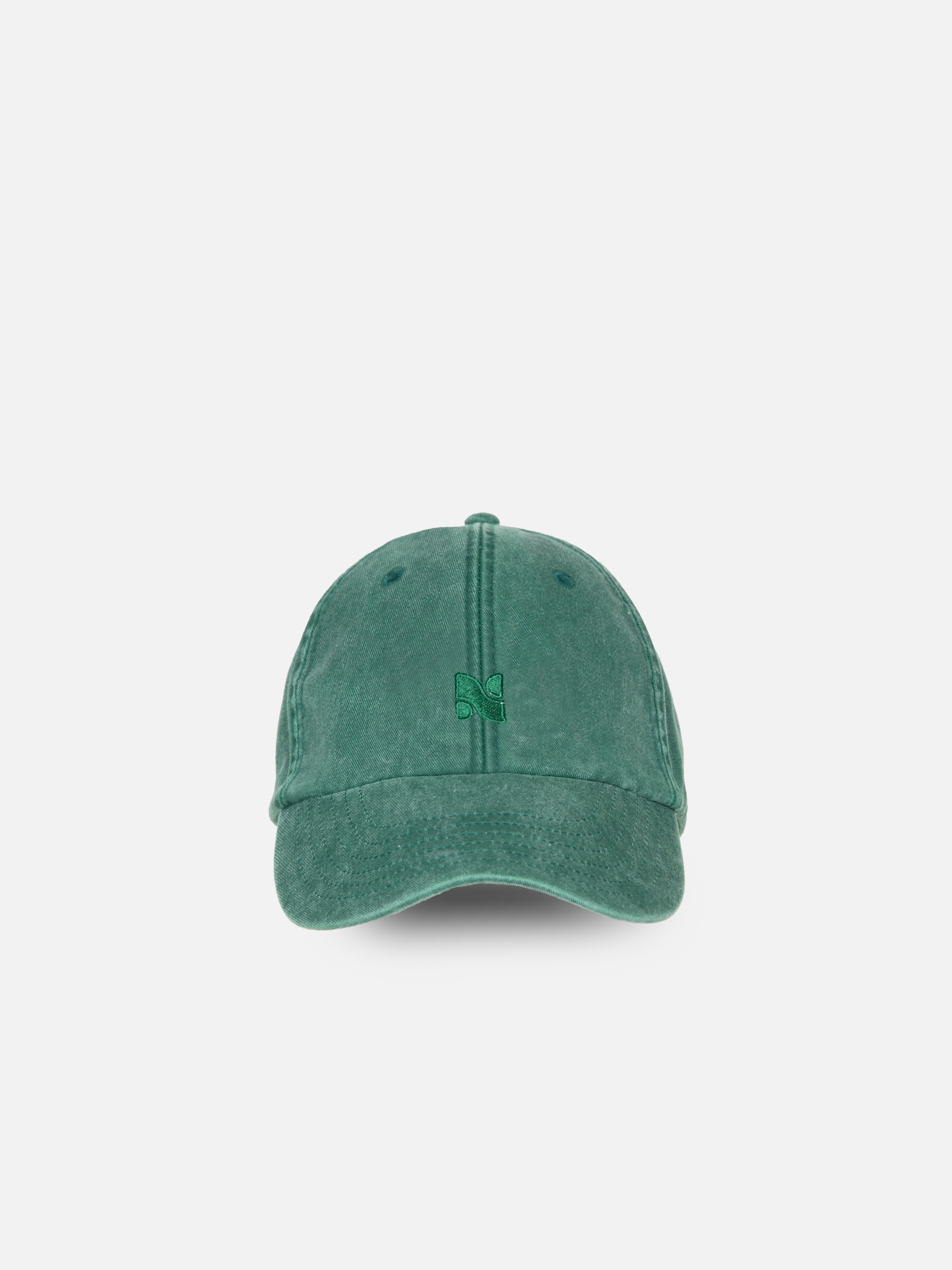 WASHED GREEN N LOGO CAP