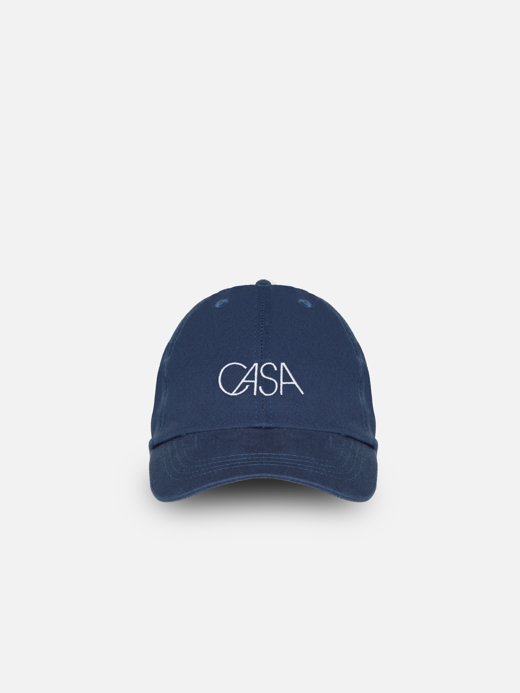 Casa Neutrale logo cap in blue. The cap is adjustable and made in Europe.